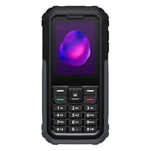 TCL 3189 - 4G Rugged Phone, Waterproof and Shock Resistant IP68, 17 Day Battery Life, SOS Button, HD Calls, LED Flashlight, Dual Sim, Himalayan Grey
