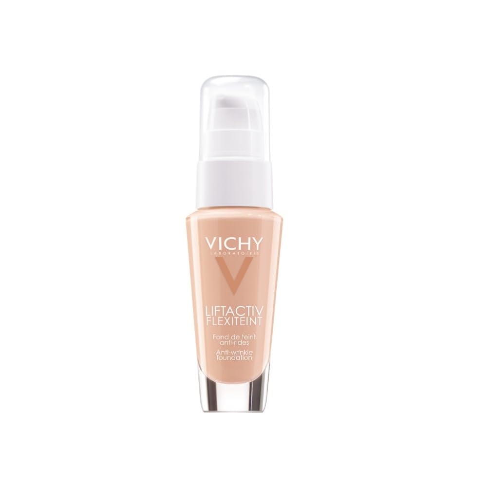 Vichy, Liftactiv, Fond de Teint Anti-Rides, Formule Enrichie en Collagyl Anti-Âge, Teint Unifié et Lumineux, Effet Lifting Coup d'Éclat, Teinte 25, 30 ml - Image 1