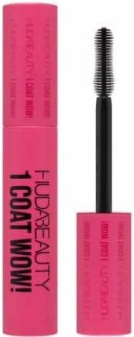 HUDA BEAUTY ORIGINAL | 1 Coat Wow! - Volumising Mascara | by BELLA | (BLACK 10ml, 10ml (Pack of 1)
