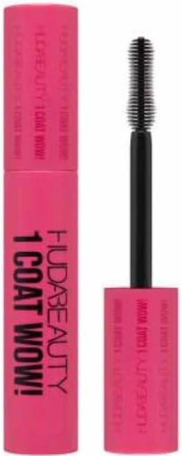 HUDA BEAUTY ORIGINAL | 1 Coat Wow! - Volumising Mascara | by BELLA | (BLACK 10ml, 10ml (Pack of 1) - Image 1