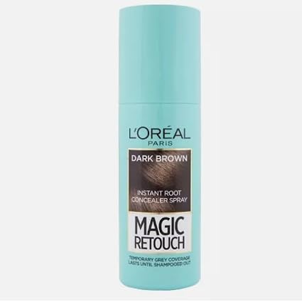 L'Oréal Paris Magic Retouch Spray 2 Dark Brown 100% Grey Covered Hair - Image 1