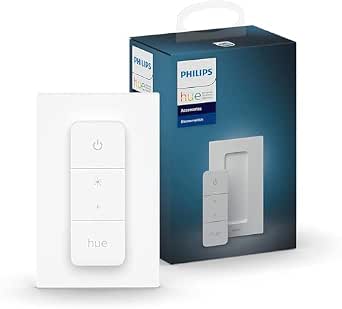 Philips Hue Smart Dimmer Wireless V2, Exclusive use for Philips Hue products, dimmer for indoor use - Image 1