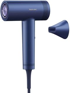 Philips BHD839/00 Sèche-cheveux, 1400 W, 7 réglages de chaleur, bleu - Image 1