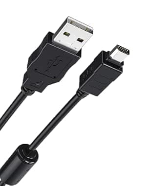 USB Data Transfer Cable 150cm USB Charging Cable Compatible with Olympus Cameras CB-USB5 CB-USB6 CB-USB8 E-M1 E-M10 Mark II OM-D E-M5 Mark II Pen E-PL7 E-PL3 Tough TG-4 XZ-1