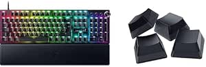 Razer Huntsman V3 Pro (Switches Analog) + Phantom Keycap-Set – e-Sport Optical Gamer Keyboard – Snap Tap – Quick Release (PBT Doubleshot Keys) AZERTY Keyboard | Black - Image 1