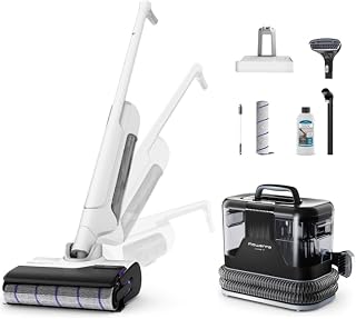 X-Clean 10 and Clean It, Cordless Vacuum Cleaner and Shamper, Perfect for stubborn stains and hair, hard floors, carpets and carpets GZ7540WO + IN5010F0 - Image 1
