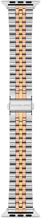 Michael Kors Bracelet en Acier Inoxydable ou acétate pour Femmes, Compatible avec Apple Watch® 38mm/40mm/41mm - Image 1