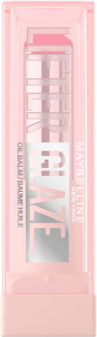 Maybelline New York - Baume Huile Hydratant - Lèvres Lissées et Brillantes - Effet Laqué - Enrichi en Acide Hyaluronique et Extrait de Cerises - Lifter Glaze - Teinte : 003 Rose Bite - Image 1
