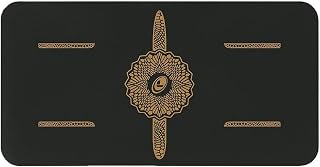 Yoga Mat - Patented Alignment System, Warrior-Like Grip, Non-Slip, Eco-Friendly and Biodegradable, 4.2mm Thick Pad for - Image 1