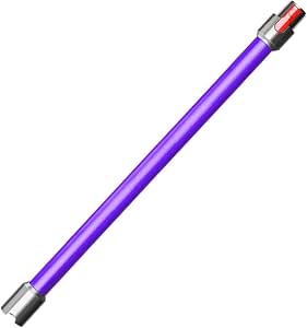 Quick Release Cleaning Hose Compatible for Dyson V15 V11 V10 V8 V7 Rod Vacuum Cleaners, Suction Extension Tube, 73cm/28.7" (Purple) - Image 1