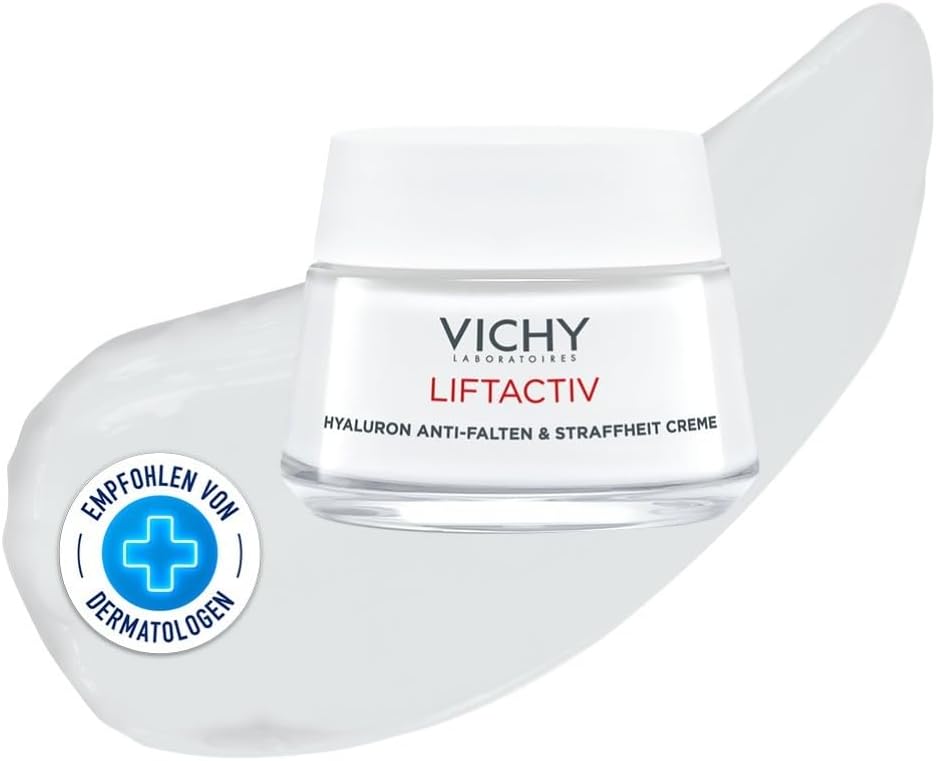 Vichy, Liftactiv, Firming Anti-Wrinkle Day Cream, Smooth & Plump, Enriched with Hyaluronic Acid, For Dry Skin, 50 ml - Image 1