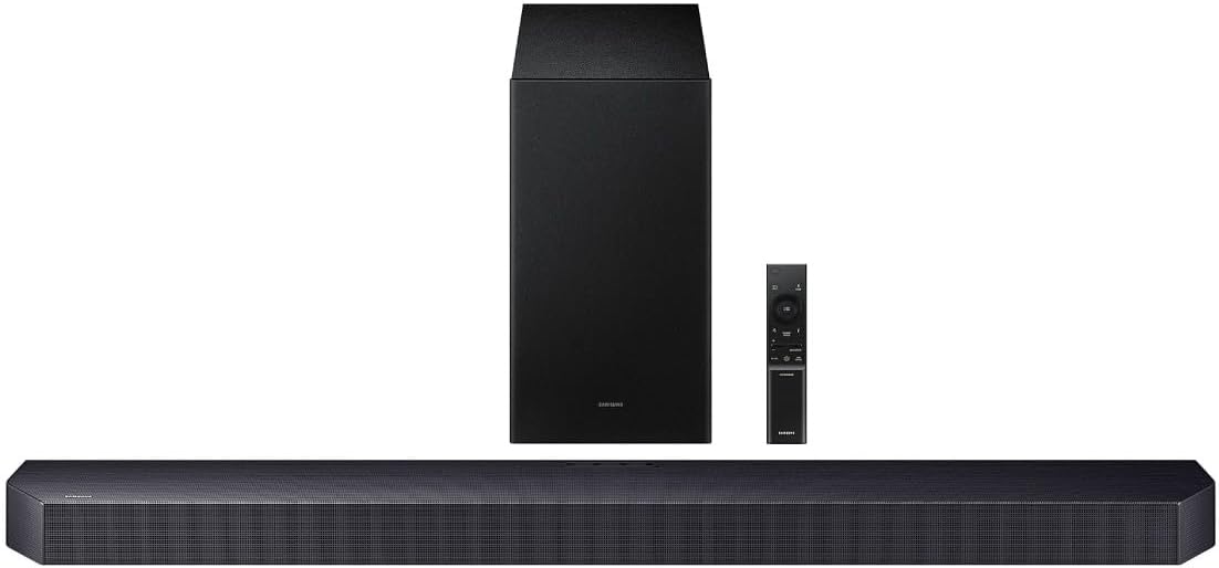 Samsung Barre de Son HW-Q600F/ZF Dolby Atmos/DTS:X, Q-Symphony Gen II, 3.1.2 canaux, Son Intelligent et Mode Jeu Pro - Image 1