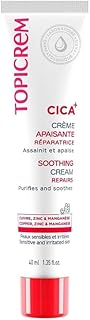 CICA+, Soothing Cream with Zinc and Hyaluronic Acid - Soothes Skin Irritations - Care for Sensitive Skin, Baby, Children, Adult - Fondant, Fragrance Free - Tube 40 ml - Image 1