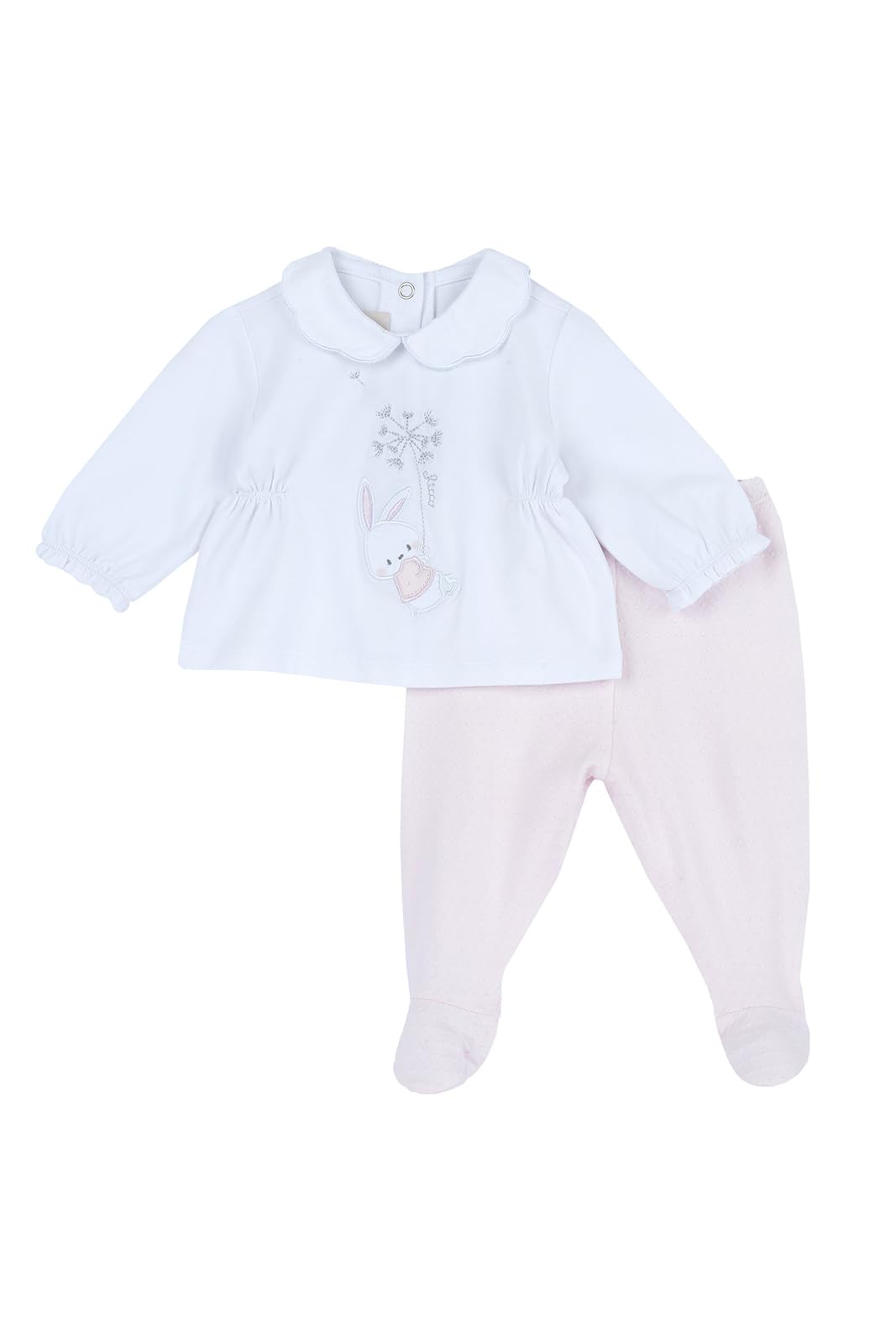Chicco, Baby Girl Set, Nappy and Leg Warmers, Newborn Gift Ideas, Designed in Italy, Baby Girl Clothes 0-24 Months - Image 1