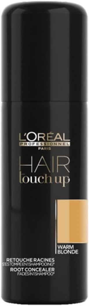 L'Oreal Professionnel Touch-Up Root Spray - Light Blonde - Natural Result & No Demarcation - Water Resistant - Can be Removed in 1 Shampoo - Coloured Hair - 75 ml - Image 1