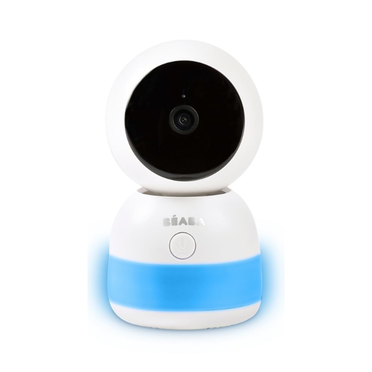 BÉABA, Additional Baby Video Camera, 360° Camera, Night Vision, Mobile App, Walkie Talkie, Lullabies, Thermometer and Humidity Control, Multiple Monitoring, Zen Night Light White - Image 1