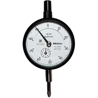 Mitutoyo 2046A Dial Indicator DG 0.01 Graduated, Range 0-10mm - Image 1
