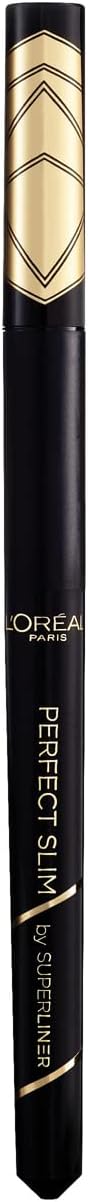 L'Oréal Paris – Waterproof Eyeliner – Ultra-Fine Line – Long-Lasting Intense Colour – Perfect Slim Super Liner – Colour: Intense Black - Image 1