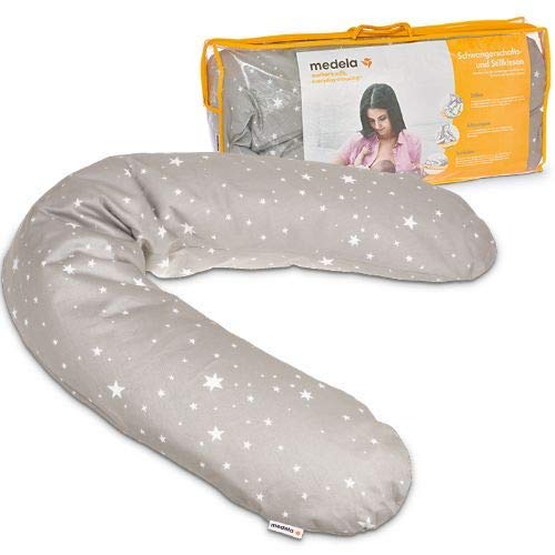Medela 101037958 Breastfeeding Pillow with Belly Button Body Balm - Image 1