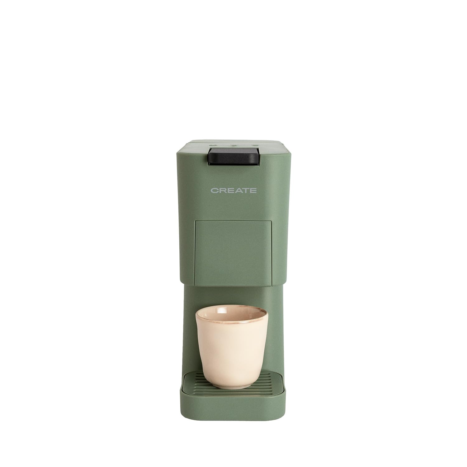 CREATE / THERA STUDIO/Multicapsule Express Coffee Machine and Sage Green Ground Coffee/Touch Panel, 19 Bar, Programmable, 3 Interchangeable Adapters, Anti-Vibration System, 1450 W - Image 1