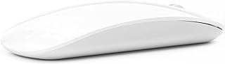 Uiosmuph U30 Souris Bluetooth, Trois Modes Souris sans Fil (BT5.1+ BT5.1+ USB) Bluetooth silencieuse Rechargeable Souris Portable pour Mac/Ordinateur/Android, Blanc - Image 1