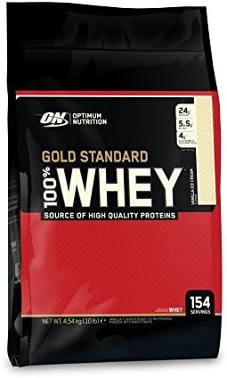 Optimum Nutrition 100% Whey Gold Standard, Vanilla Ice Cream, 10 Pockets, Packaging May Vary by Optimum Nutrition - Image 1