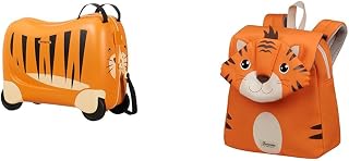 Sammies by Samsonite - Valise enfant, 45 cm, 23 L & Sac à dos enfant S, 27,5 cm, 7,5 L - Ensemble complet pour enfants Tiger Toby - Image 1