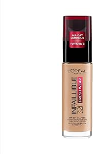 L'Oréal Paris - Infallible Fluid Foundation 32h Fresh Wear - All Skin Types - 140R Golden Beige - Image 1