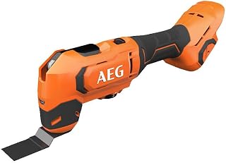 AEG - Outil Multifonction Multitool - Sans Fil - Découpe de Matière, Ponçage, Polissage, Sciage, Fraisage, Décapage, Raclage - 6 Vitesses - Poignée Softgrip - Batterie Pro18V - BMT18-0 - Image 1