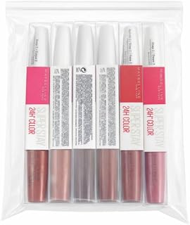 Pack Superstay 24h - Lot de 6 rouges à levres maybelline àléatoire selon disponibilité | longue tenue - Image 1