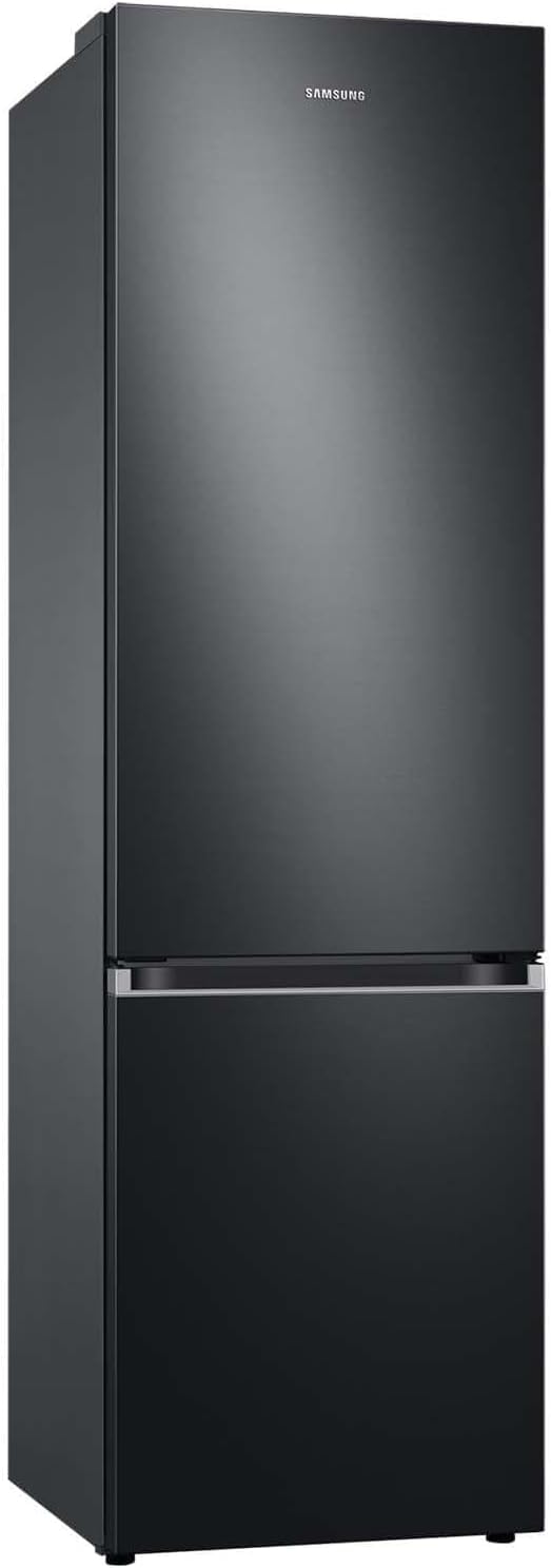 Samsung Refrigerator-freezer, fridge freezer, 203 cm, total volume: 390 l, freezer: 114 litres, AI energy mode, bottle rack, premium black steel, RL38C602CB1/EG - Image 1