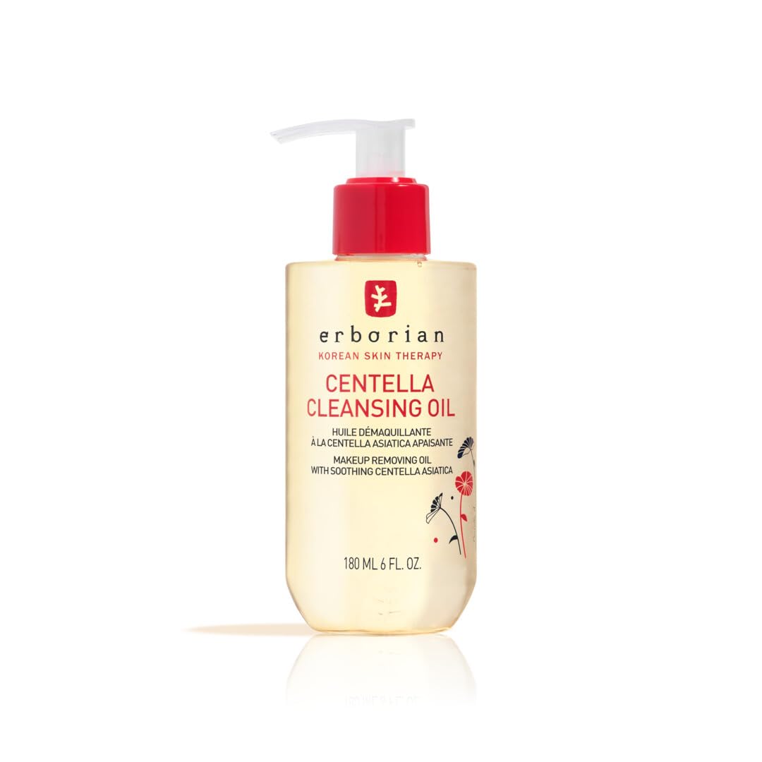 Erborian - Centella Cleansing - Huile/Gel démaquillante pour visage à la centella asiatica - Tous types de peaux - Soin cosmétique Coréen - Image 1