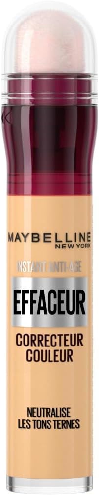 Maybelline New York - Concealer / Fluid Corrector - Instant Anti-Age Eraser - Shade : Neutralising Yellow (06) - 5 ml - Image 1
