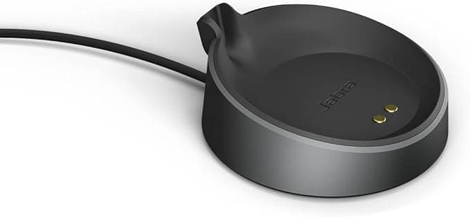 Jabra Evolve2 75 Charging Cradle with USB-A Cable, Fast Charging Stand for Jabra Evolve2 75 Stereo Headset (Black) - Black