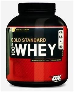Optimum Nutrition - 100% Whey Gold Standard Protein Vanilla Ice Cream - 5 lbs. by Optimum Nutrition - Image 1