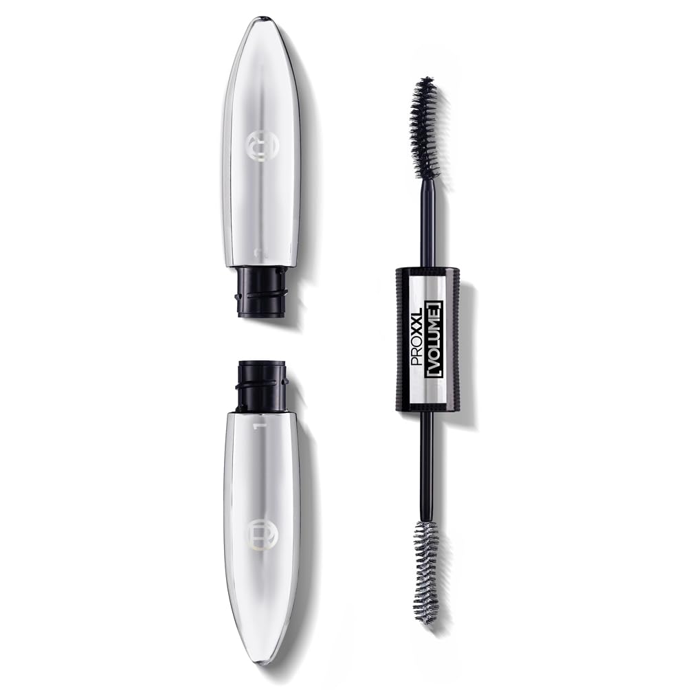 L'Oréal Paris Pro XXL Lift Mascara Professional Eyelash Enhancing Effect Double Brush Technology Long Lasting Black 12 ml - Image 1