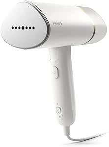 Philips Hand Steamer 3000 Series - Steamer 1000W, Steam 20g/min, Removable 120ml Tank, 30sec Ready, Hot Plate, Metal Sole, Lightweight 660g, White (STH3020/10) - Image 1