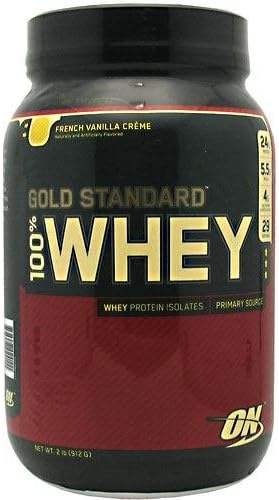 Optimum Nutrition 100% Whey Gold Standard Protein French Vanilla Cream - 2 Lbs - Image 1