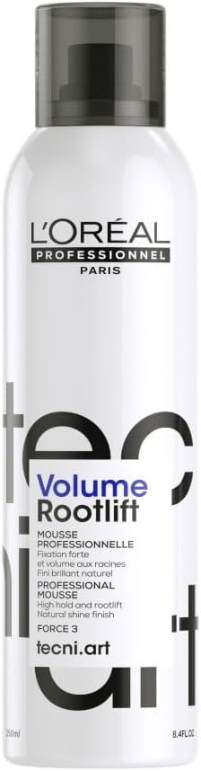 L'Oreal Professionnel Tecni Art Rootlift Volume Styling Foam for Men and Women Strong and Long-Lasting Hold Does Not Weigh Down Hair - All Hair Types - 250 ml - Image 1