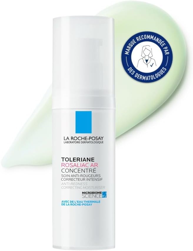 La Roche-Posay - Toleriane Rosaliac AR Concentrate - Moisturizing Face Cream - Anti Redness Face Cream - Sphingobioma, Neurosensin, Green Pigments - For Rosacea-prone Skin - Image 1