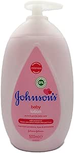 Johnson's Baby Lotion (1 x 500ml) Nourishing and Hypoallergenic Baby Body Lotion for Delicate Skin Coconut Oil for 24h Moisture Protection - Image 1