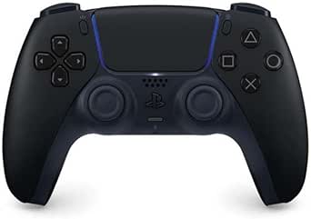 Sony, Manette PlayStation 5 officielle DualSense, Sans fil, Batterie rechargeable, Bluetooth, Compatible avec PS5 et PC, Couleur : Midnight Black - Image 1
