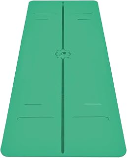 Evolve Yoga Mat – The Best Eco-Friendly Non-Slip Yoga Mat with Unique and Original System of Alignment Markers – Biodegradable Natural Rubber Mat - Image 1