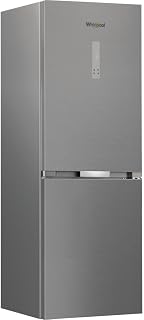 Réfrigérateur combiné Whirlpool WHK 26363 XP6E, sans gel, hauteur 186,5 cm, 316 l, installation libre, perle inox - Image 1