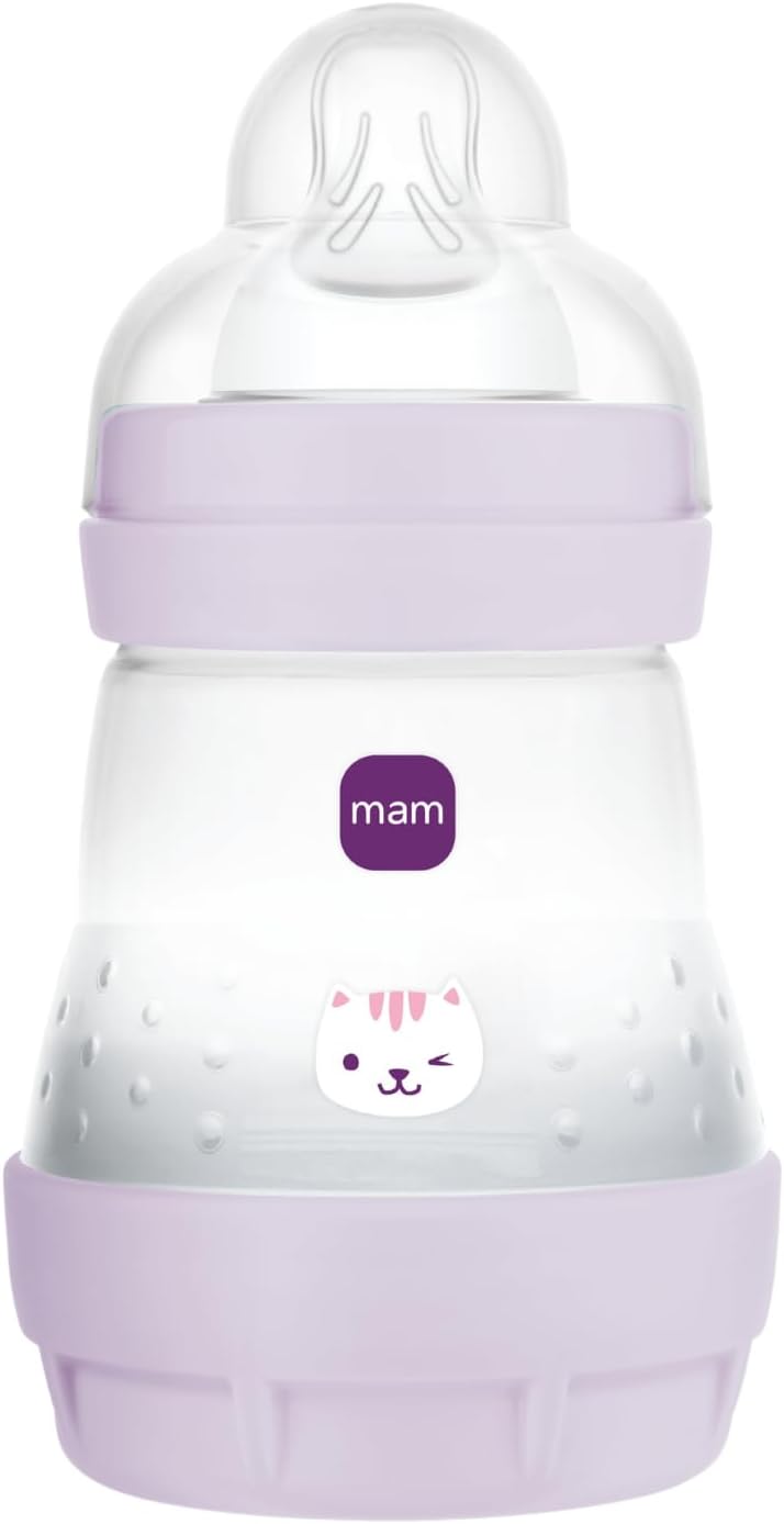 MAM Easy Start/Anti-Colic Bottle 160 ml Lilac - Flow 1 Teat - Image 1