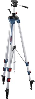 Bosch Professional Trépied pour lasers et niveaux BT 250 (hauteur : 97,5–250 cm, filetage : 1/4"), Bleu - Image 1
