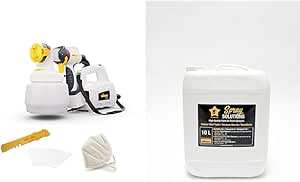 WAGNER W 450 Paint Spray Gun for Indoor Latex Paints, 15m2-10 Min, 1300ml Tank, 460W, 1.8m Hose + Spray Solutions Tested and Approved by WAGNER, Interior Wall Paint - Image 1