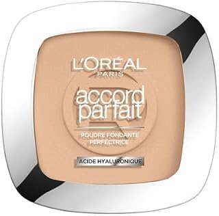 L'Oréal Paris - Benefiting Perfecting Melting Powder - Enriched with Mineral Pigments & Hyaluronic Acid - All Skin Types - Perfect Match - Shade : Vanilla (2.N) - 9g - Image 1