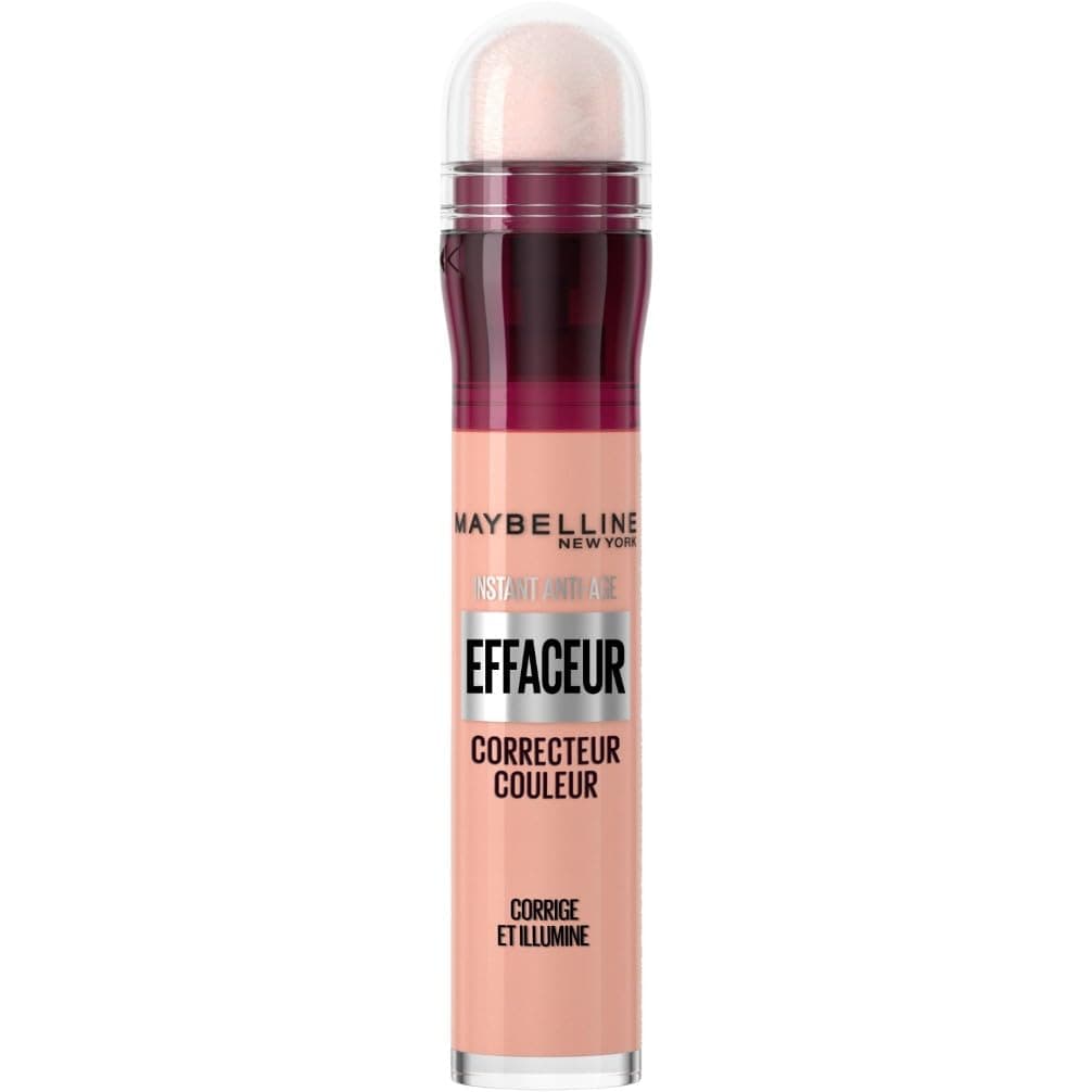 Maybelline New York - Instant Eraser - Colour Corrector - Corrects Redness, Dark Circles, Spots and Blemishes - Long-Lasting 12H - Shade : Pink - 5 ml