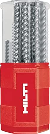 Hilti 411215 Set of 12 SDS Plus TE-CX L1 (5-10mm) Impact Drill Bits for Corrugated Concrete Anchor Drills Class: Ultimate Drilling Accessories